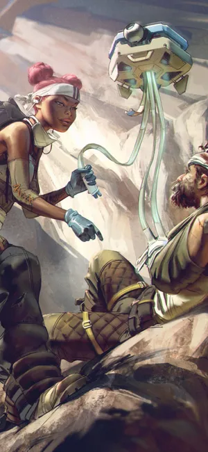 Apex Legends Iphone Lifeline Heal Drone Wallpaper