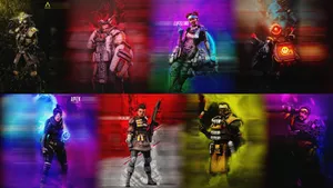 Apex Legends Octane Collage Wallpaper