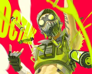 Apex Legends Octane Neon Green Wallpaper