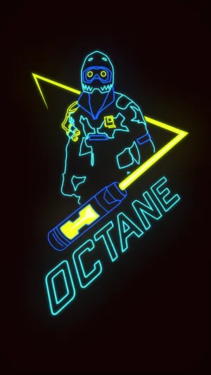 Apex Legends Octane Neon Sign Wallpaper