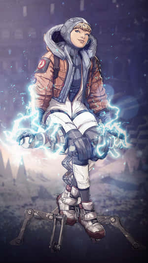 Apex Legends Wattson Aesthetic Art Wallpaper