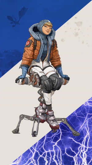 Apex Legends Wattson Sitting Down Wallpaper