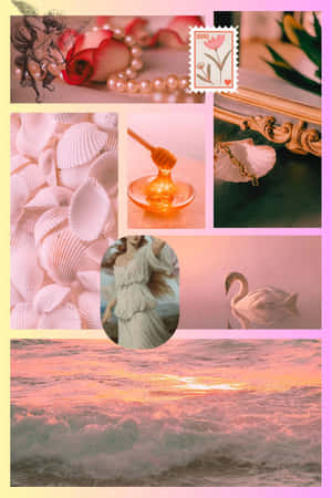 Aphrodite Aesthetic Collage Wallpaper