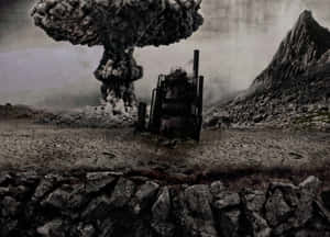 Apocalyptic_ Nuclear_ Explosion_ Scene Wallpaper