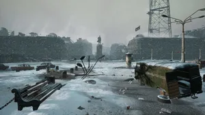 Apocalyptic Nuclear Winter Landscape Wallpaper