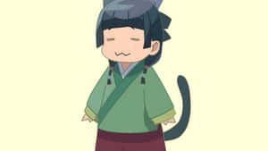 Apothecary Diaries Chibi Character Wallpaper