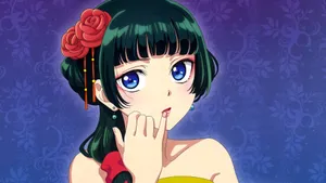 Apothecary Diaries Kiyoka Character Wallpaper