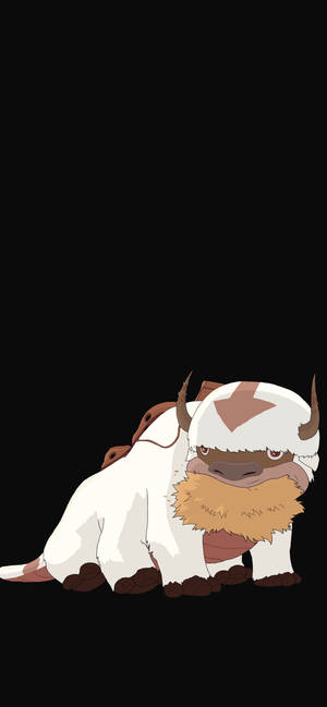 Appa Eating Hay Wallpaper