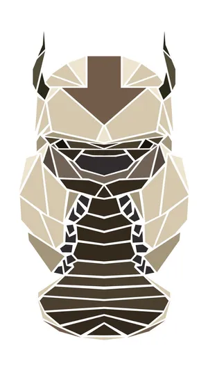 Appa Geometric Line Art Wallpaper