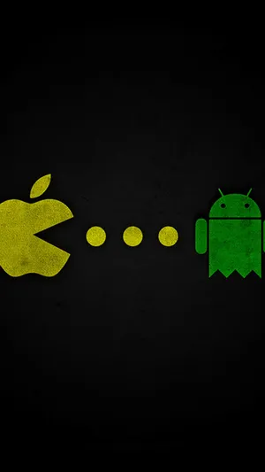 Apple Android Pac-man Wallpaper