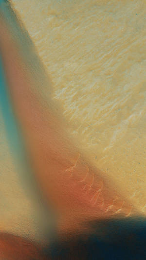 Apple Iphone Default Colorful Sand Surface Wallpaper