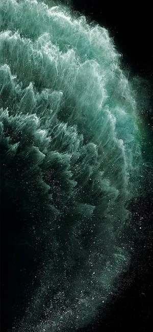 Apple Iphone X Amoled Blue Galaxy Wallpaper