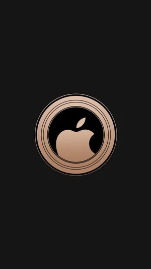 Apple Logo In A Sphere Iphone Xs Wallpaper