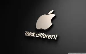 Apple Logo With Distinct Quotes Wallpaper