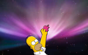 Apple Mac Desktop Homer Simpson Wallpaper