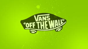 Apple Neon Green Vans Logo Wallpaper