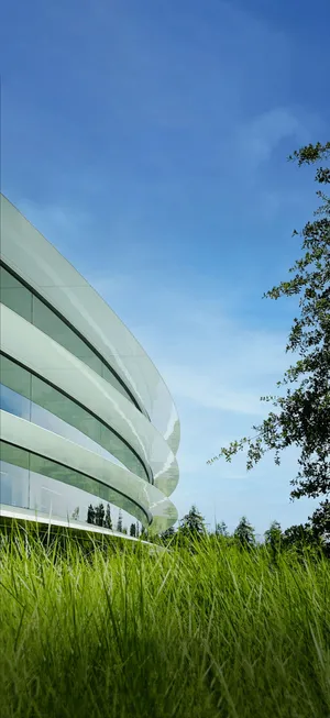 Apple Park Exterior View Wallpaper