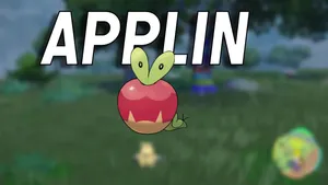 Applin In Video Game Wallpaper