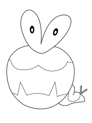 Applin Line Art Wallpaper