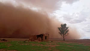 Approaching_ Dust_ Storm_ Over_ Plains.jpg Wallpaper