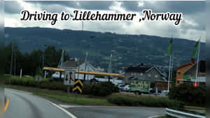 Approaching Lillehammer Norway Wallpaper