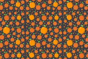 Apricot Pattern Wallpaper