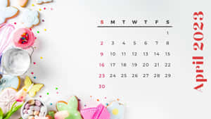 April 2023 Calendar Wallpaper