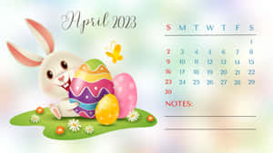 April 2023 Month Calendar Wallpaper