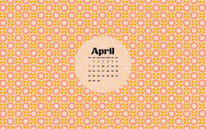 April Calendar Background Design Wallpaper