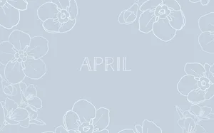 April Floral Desktop Background Wallpaper