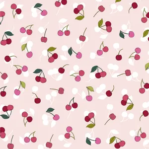 Aptly Named “cherry Aesthetic”, This Beautiful Background Features A Vibrant Blend Of Orange, Pink, And Red. Wallpaper