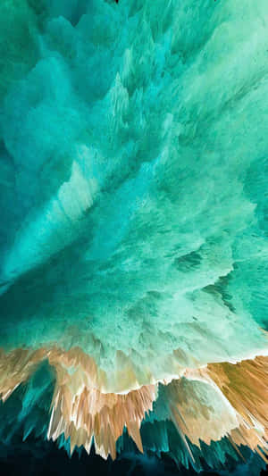 Aqua Green Abstract Wallpaper Wallpaper