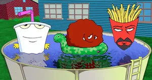 Aqua Teen Hunger Force Pool Party Wallpaper