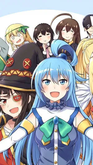 Aquaman And Megumin, The Dynamic Duo From Konosuba Wallpaper