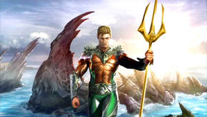 “aquaman, Ruler Of The Seven Seas!” Wallpaper