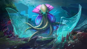 Aquatic Sea Creature Wallpaper