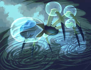 Araquanid Walking On Water Wallpaper