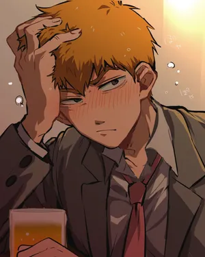 Arataka Reigen Displaying His Psychic Powers. Wallpaper