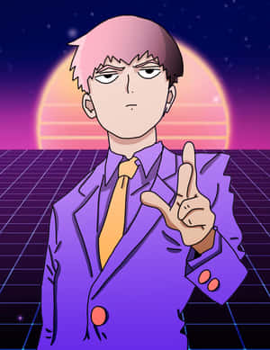 Arataka Reigen - The Eccentric Psychic Wallpaper