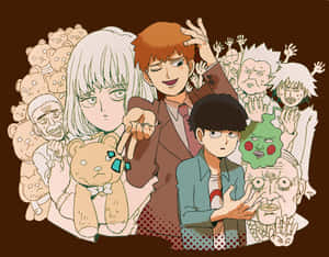 Arataka Reigen Unleashing Powerful Psychic Abilities. Wallpaper