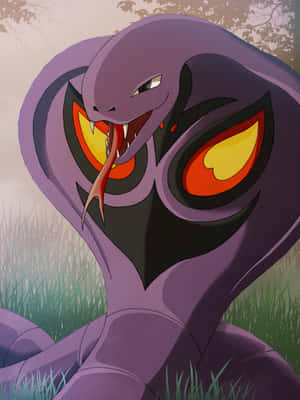 Arbok On Grass Wallpaper