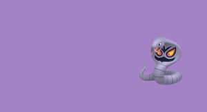 Arbok On Purple Background Wallpaper