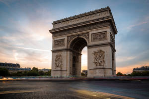 Arc De Triomphe Clear Sky Wallpaper