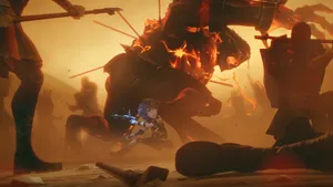 Arcane Season 2 Intense Battle Wallpaper