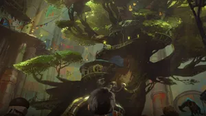 Arcane Season 2 Treehouse Hideout Wallpaper