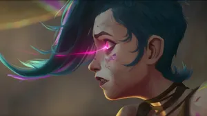 Arcane Season 2 Vi Powers Wallpaper