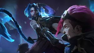 Arcane Season Two Intense Battle Wallpaper