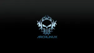 Arch Linux Os Skull Wallpaper