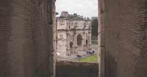 Arch Of Constantine From An Arch Wallpaper