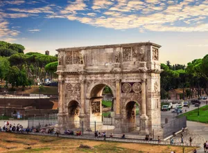 Arch Of Constantine Hdr Photo Wallpaper